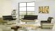 AE709-MA.LG Raisin and Khaki Faux Leather Loveseat