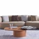 CT-J1045  Faux Marble & Wood Coffee Table