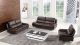 EK-B109 Dark Chocolate Genuine Leather Loveseat
