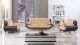 EK9600 Yellow and Brown Genuine Leather Chair