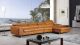 EK-L030 Orange Full Italian Leather Sectional - Left Sitting