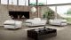 EK012 White Italian Full Leather Chair