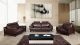 EK028 Dark Brown Italian Full Leather Loveseat