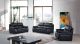 EK041 Black Italian Leather Chair