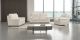 EK045 Ivory Italian Leather Sofa