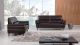 EK073 Dark Chocolate Italian Leather Loveseat