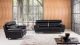 EK078 Black Italian Leather Chair