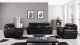 EK081 Black Italian Leather Chair
