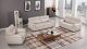 EK081 Light Gray Italian Leather Sofa
