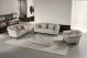 EK093 Light Gray Italian Leather Chair