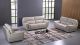 EK099 Light Gray Italian Leather Loveseat