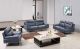 EK530 Navy Blue Leather Chair