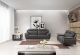EK531 Taupe Leather Sofa