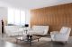 EK8003 White Italian Leather Chair
