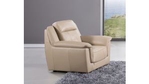 EK042 Tan Italian Leather Chair