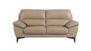 EK080 Tan Italian Leather Loveseat